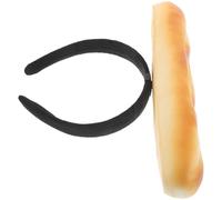 AUTSUPPL Serrage-tête Baguette Réaliste Marron en Tissu et Plastique Léger pour Coiffure Créative Femmes et Filles pour Live Streaming et Séances Photo