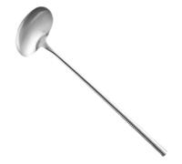 AUTSUPPL Spatule Wok Acier Inoxydable avec Manche Long Résistant Ustensile de Cuisine Pratique pour Retourner et Frire Louche Spatule Cuisine et Facile à Suspendre