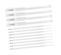 AUTSUPPL Stylo Blanc de Marquage Peau Étanche pour Salon Recharges Marqueur Sourcils et Lèvres Professionnel pour Cartographie Précise