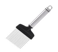 AUTSUPPL Support à Oignons Multifonction Acier Inoxydable Outil Tranchant pour Découpe Précise de Légumes et Viande Poignée Antidérapante pour Usage Domestique