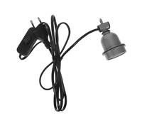 AUTSUPPL Support de Lampe Chauffante Céramique avec Câble et Interrupteur Douille Orientable pour Reptiles et Serre Compatible Lampes Uvb et Chauffantes pour Lézards et Serpents Adapté