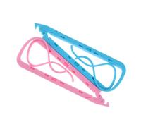 AUTSUPPL Support De Livre De Lecture Pliable en Plastique 2 Pièces Bleu Et Rose, Porte-Manuel Compact Multi-Usage pour Étudiants, Bureau Et Bibliothèque