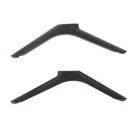 AUTSUPPL Support pour Téléviseur Intelligent avec Vis en Plastique Noir Anti-dérapant Facile à Installer, 1 Paire pour Écran Plat, pour Utilisation Table Cuisine