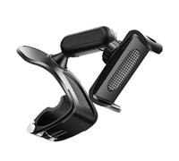 AUTSUPPL Support Téléphone Voiture Rotatif Clip pour Tableau de Bord et Rétroviseur Maintien Sécurisé et Utilisation Main Noir