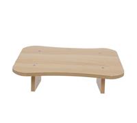 AUTSUPPL Tabouret de Bureau Bois Naturel Petit Format Ergonomique Incliné pour Soutien Confortable Au Travail Maison