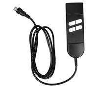 AUTSUPPL Télécommande et Angle de Prise Réglable de Remplacement 4 Boutons et Connecteur 5 Pins, Contrôle Précis pour Fauteuil Inclinable Électrique pour Canapé Noir