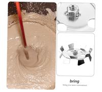 AUTSUPPL Tête de Mélangeur pour Perceuse Électrique Malaxeur Léger et Compact pour Enduit Peinture et Plâtre Accessoire Polyvalent pour Cloisons Sèches et Travaux de Construction