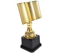 AUTSUPPL Trophée du Concours de Lecture en Plastique Or, Petit Trophée de Récompense Texture, pour Encourager la Lecture la Maison Compétition