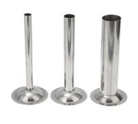AUTSUPPL Tube De Remplissage Saucisse Inox Taille 8 Kit De 3 Pièces | Acier Inoxydable, Kit De 3 Pièces, Pour Saucisses Maison Et Viande Hachée