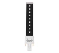 AUTSUPPL Tube Led Uv Ongles 9W Lampe Ongle Uv Double Source De Lumière Pour Durcissement Rapide Du Gel Séchage Sans Chaleur Sans Scintillement Pour Manucure Et Nail Art 6.50X1.18X0.79 in