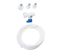 AUTSUPPL Tuyau D’alimentation Pour Machine à Glaçons 5 m Raccord De Connexion Étanche, Adaptateur De Tuyauterie Compatible Appareil Électroménager, Kit Installation Pièces De Rechange