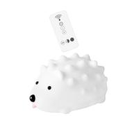 AUTSUPPL Veilleuse Hérisson Lampe de Lecture Lampe Réglable ABS Silicone Lumière Ajustable Mignon Décoration Chambre D’Garçon et Filles