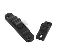 AUTSUPPL Verrou de Porte-fenêtre Coulissante en Abs Noir avec Limiteur Réglable pour Sécurité à Domicile et Ajustement Fiable de L'ouverture des Fenêtres