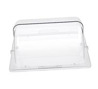 AUTSUPPL Vitrine Réfrigérée en Plastique Couvercle Large Ouverture, sans Odeur, pour Pâtisseries et Snacks, Protège Efficacement des Poussières