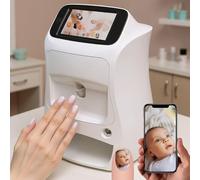 AUTUMFLATGAO Imprimante 3D pour Ongles, Imprimante a Ongle à écran Tactile, Machine Ongle Wi-FI/DIY, Impression Et Séchage Rapides en 10 Secondes, Nail Printer Machine Portable pour La Beauté