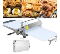 AUTUMFLATGAO Laminoir à Pâte Pliable, Compact Machine à Plier La Pâte, Laminoir Manuel, épaisseur Réglable, Laminoir Patisserie en Acier Inoxydable, pour Pizzas, Croissants Et Pâtisseries m300
