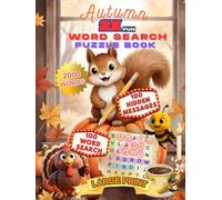 Autumn 2X Fun Word Search Puzzle book: 100 Large Print Puzzles with 2000 Words, 100 Inspiring Bible Verse of Hidden Messages, & Beautiful Themed ... & Fall for Teens, Adults & Seniors