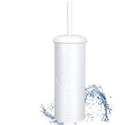 Autumn Alley Brosse de Cuvette de Toilette et Support, Brosse de Toilette Couverte pour décoration de Salle de Bain Moderne et Rustique, avec Support, Ensemble de décoration de Salle de Bain,