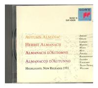 Sony – Almanach d'automne – Points forts, Nouvelles parutions 1991 – Inconnu