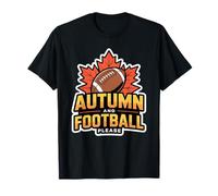 Autumn and Football Please Lover Fan Ball Leaves T-Shirt