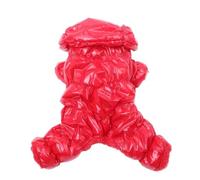 Autumn and Winter Fleece Warm Dog Jumpsuit Hoodie Outdoor Waterproof Chihuahua Yorkshire Clothes Jacket Coat,Rouge,L