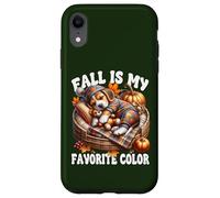 Autumn Beagle Dog for Puppy Lover Fall is My Favorite Color Coque pour iPhone XR