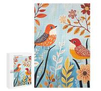 Autumn Birds Art Print Puzzle 1000 Pièces Educa Jouet en Bois Cadeau Unique Décoration Intérieure Jeu Éducatif Challenge Toy Adultes Et Enfants À Partir De 14 Ans 1000 PCS