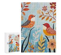 Autumn Birds Art Print Puzzle 1000 Pièces Educa Jouet en Bois Cadeau Unique Décoration Intérieure Jeu Éducatif Challenge Toy Adultes Et Enfants À Partir De 14 Ans 300 PCS