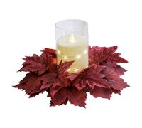 Autumn Candle Ring - Beautiful Decorative Hangable Maples