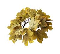 Autumn Candle Ring, Decorative Artificial Maple Hangable