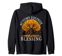 Autumn Equinox Blessings Roue de l'année Païen Mabon Sweat à Capuche