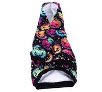 Autumn Festival Dog Hoodie | Cute Pumpkin Pattern Sweatshirt for Small Medium Dogs | Pet Costume for Autumn Party/Birthday/Daily Use | Soft Polyester with Adjustable Hood