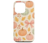 Autumn Flower Fall Pumpkin Bow Girl Women Fall Themed Coque pour iPhone 13 Pro