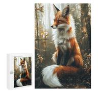 Autumn Forest Fox Puzzle 1000 Pièces Educa Jouet en Bois Cadeau Unique Décoration Intérieure Jeu Éducatif Challenge Toy Adultes Et Enfants À Partir De 14 Ans 1000 PCS