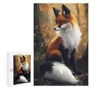 Autumn Fox in Forest-4 Puzzle 1000 Pièces Educa Jouet en Bois Cadeau Unique Décoration Intérieure Jeu Éducatif Challenge Toy Adultes Et Enfants À Partir De 14 Ans 1000 PCS