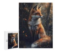 Autumn Fox in Forest-6 Puzzle 1000 Pièces Educa Jouet en Bois Cadeau Unique Décoration Intérieure Jeu Éducatif Challenge Toy Adultes Et Enfants À Partir De 14 Ans 500 PCS