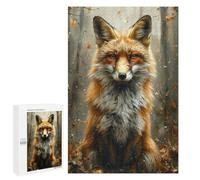 Autumn Fox Portrait-5 Puzzle 1000 Pièces Educa Jouet en Bois Cadeau Unique Décoration Intérieure Jeu Éducatif Challenge Toy Adultes Et Enfants À Partir De 14 Ans 1000 PCS