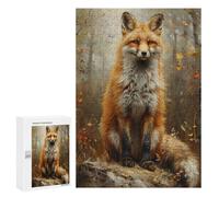 Autumn Fox Portrait-6 Puzzle 1000 Pièces Educa Jouet en Bois Cadeau Unique Décoration Intérieure Jeu Éducatif Challenge Toy Adultes Et Enfants À Partir De 14 Ans 300 PCS