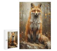 Autumn Fox Portrait-6 Puzzle 1000 Pièces Educa Jouet en Bois Cadeau Unique Décoration Intérieure Jeu Éducatif Challenge Toy Adultes Et Enfants À Partir De 14 Ans 1000 PCS