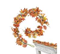 Autumn Garland, Maple Leaves, Décoration, 180 cm Autun Decoration, Suitable for Door Mantle Fireplace, Artificial Sunflower Daisy Garland, Suitable for Thanksgiving Harvest