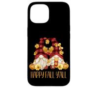 Autumn Gnomes Couple with Pumpkins for Women Happy Fall Yall Coque pour iPhone 15