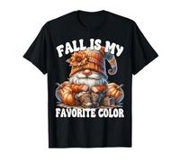 Autumn Gnomes Garden Accessories Fall is My Favorite Color T-Shirt