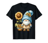 Autumn Gnomes Garden Accessories for Mom with Fall Sunflower T-Shirt