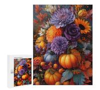 Autumn Harvest Bouquet-1 Puzzle 1000 Pièces Educa Jouet en Bois Cadeau Unique Décoration Intérieure Jeu Éducatif Challenge Toy Adultes Et Enfants À Partir De 14 Ans 500 PCS