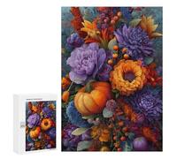 Autumn Harvest Bouquet Puzzle 1000 Pièces Educa Jouet en Bois Cadeau Unique Décoration Intérieure Jeu Éducatif Challenge Toy Adultes Et Enfants À Partir De 14 Ans 300 PCS
