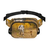 Autumn in Dog Brings Sac banane multifonction pour voyage, sport, course à pied, sac banane pour femme, homme, fille, garçon, couleur, XL, Organiseur de sac