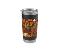 Autumn Lover, Cozy Fall Vibes, Fun Pumpkin Spice Season Gobelet isotherme en acier inoxydable double paroi