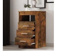 ""Autumn Mega Sale""Buffet de rangement - Commode à tiroirs - [1 pc] - Vidaxl - Chêne fumé 40x50x76 cm Bois d'ingénierie FR91063636090