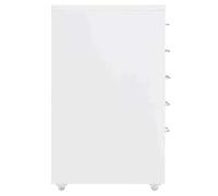 ""Autumn Mega Sale""Caisson de Bureau mobile moderne - Vidaxl - Classeur de rangement - Blanc 28x41x69 cm Métal FR44304514834