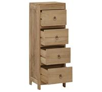 ""Autumn Mega Sale""Commode à tiroirs - [1 pc] - Vidaxl - Classeur de rangement - 30x30x90 cm Bois massif de teck FR36236229350
